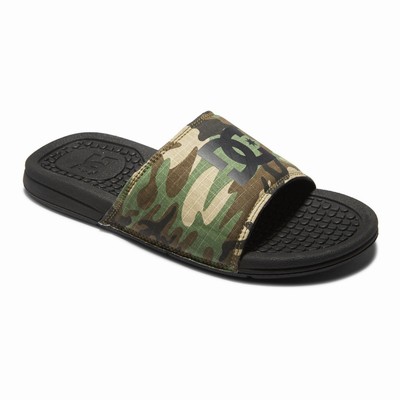 DC Bolsa Slides Férfi Szandál Fekete/Camo (CFPV61704)